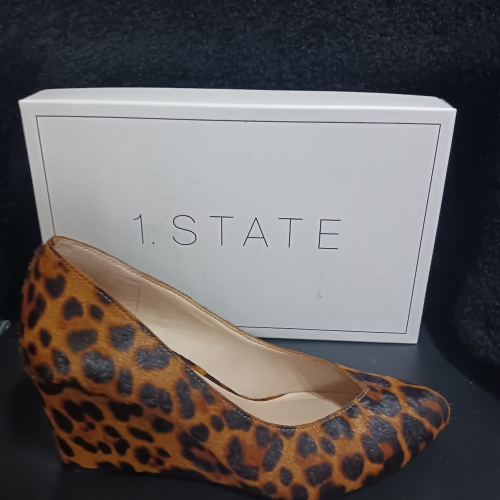 Women's Leopard Wedge Shoes